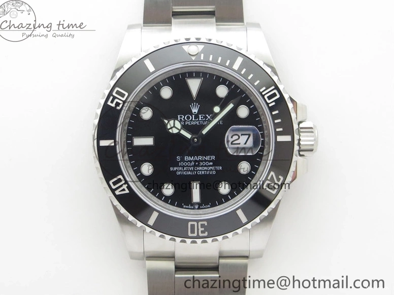 41mm Ceramic Steel Black 1:1 Edition Best A3235 904L LN VVSF 126610 Submariner 0228